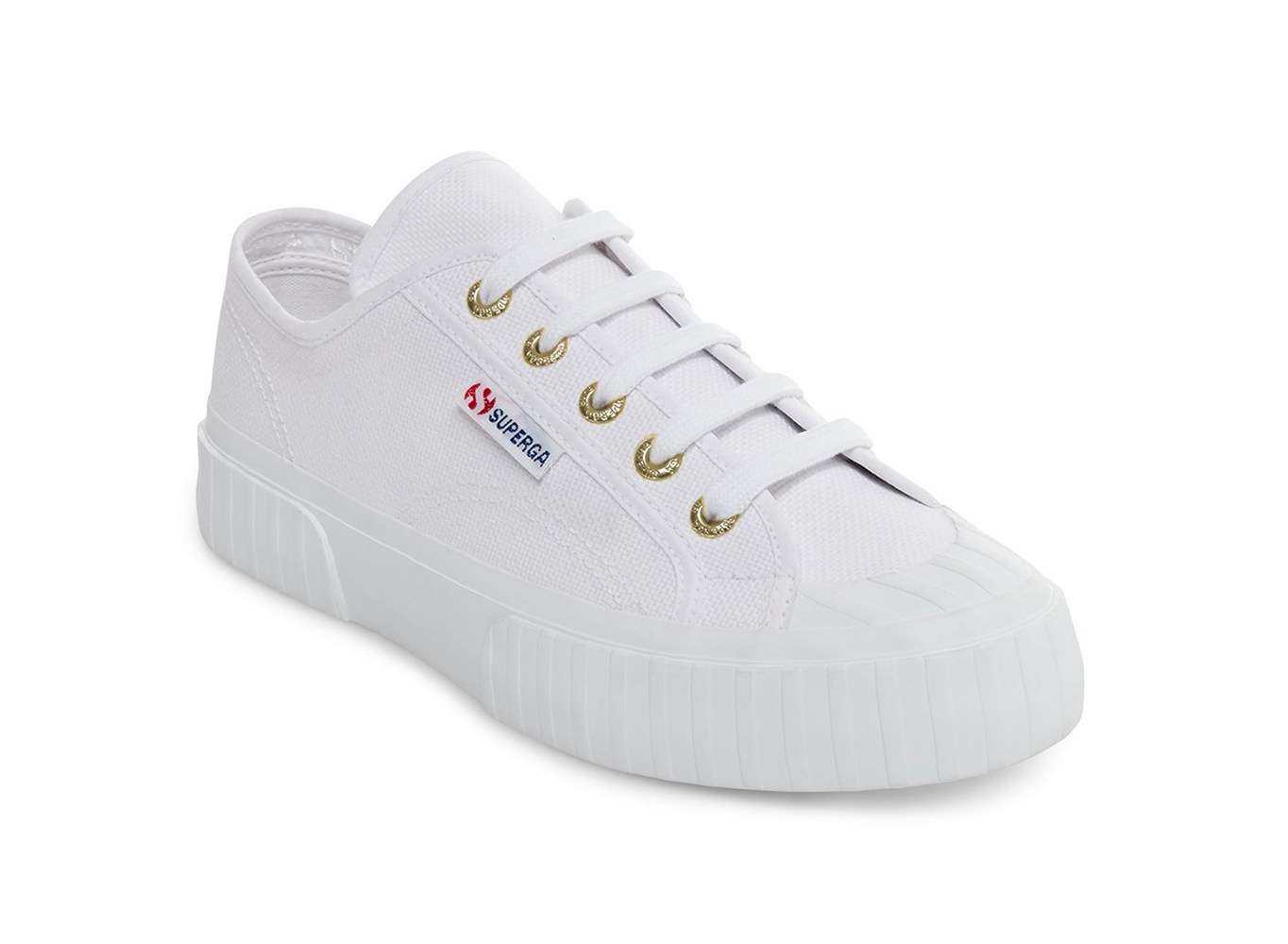 Alpargata Superga Mujer Blancas - 2630 Stripe - 910528ARB